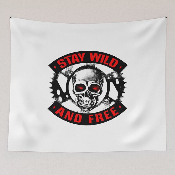 Artikelvorschau, Stay wild and free skull Tshirt Design entworfen und verkauft von gideonm.