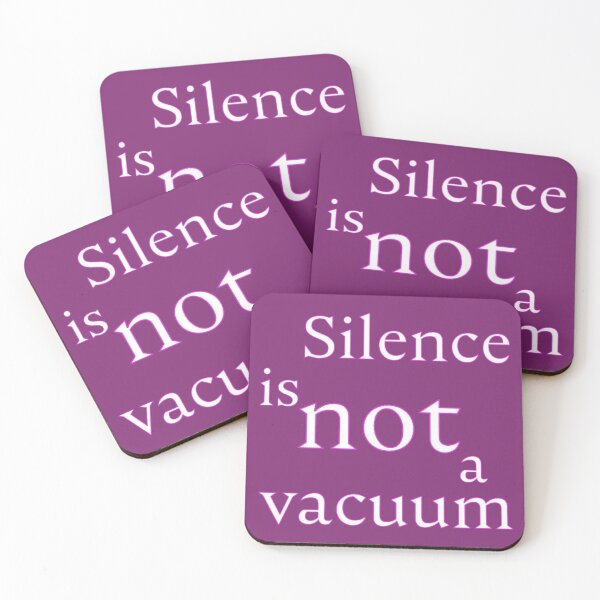 Item preview, Silence is not a vacuum designed and sold by halibutgoatramb.