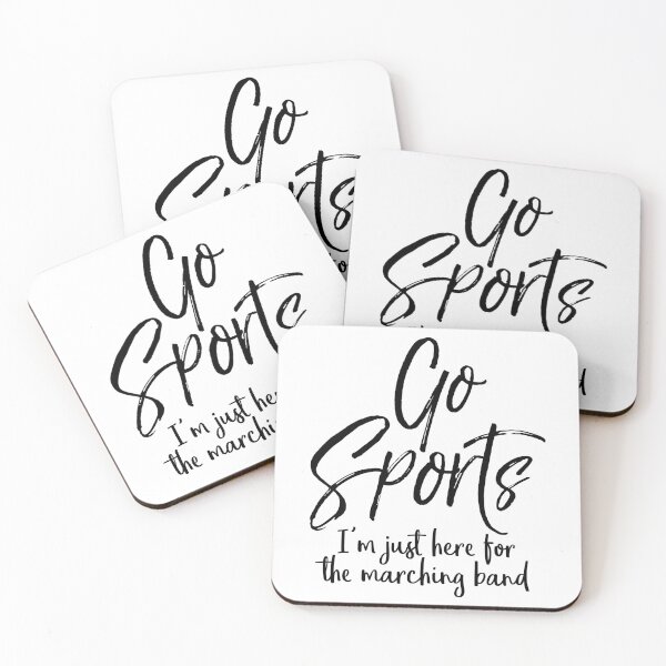 Item preview, Funny Go Sports I'm Just Here for the Marching Band Funny Marching Band Quote designed and sold by TNDesignStudio.