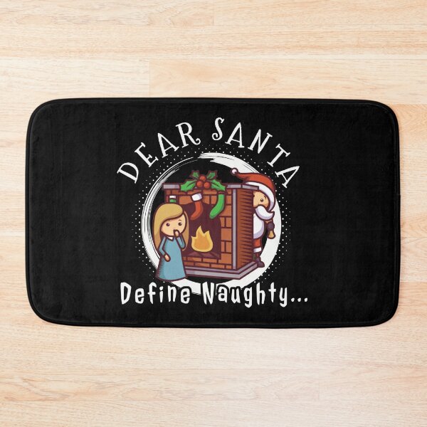 Item preview, Christmas funny saying, fireplace Santa Claus designed and sold by Kuma518.