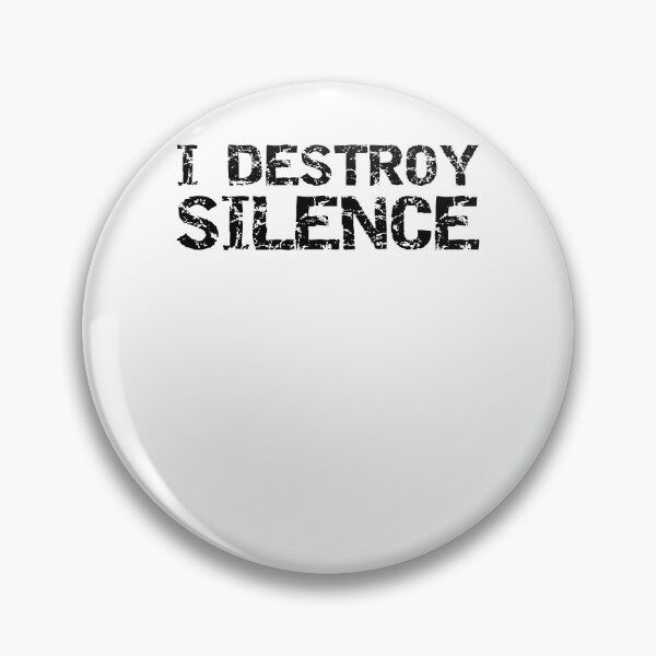 Artikelvorschau, Funny I Destroy Silence Funny Marching Band Quote entworfen und verkauft von TNDesignStudio.