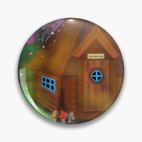 Item preview, BBQ Hut in the garden  designed and sold by vickyedraws.