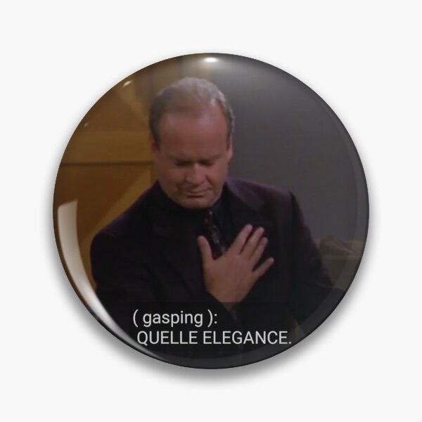 Item preview, Frasier Crane Quelle Elegance Gasp designed and sold by Rubypops.