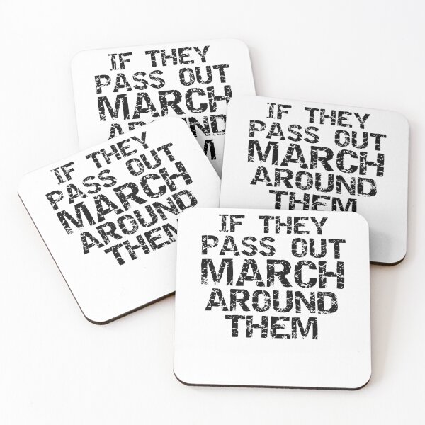 Item preview, Funny Marching Band Quote If They Pass Out March Around Them Funny Marching Band Quote designed and sold by TNDesignStudio.