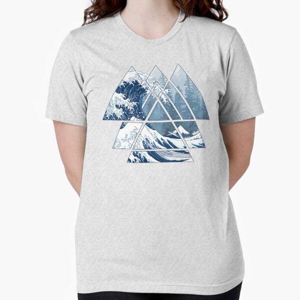 Artikel-Vorschau von Die großen heiligen Geometriedreiecke - Misty Forest Wave, designt und verkauft von maryedenoa.