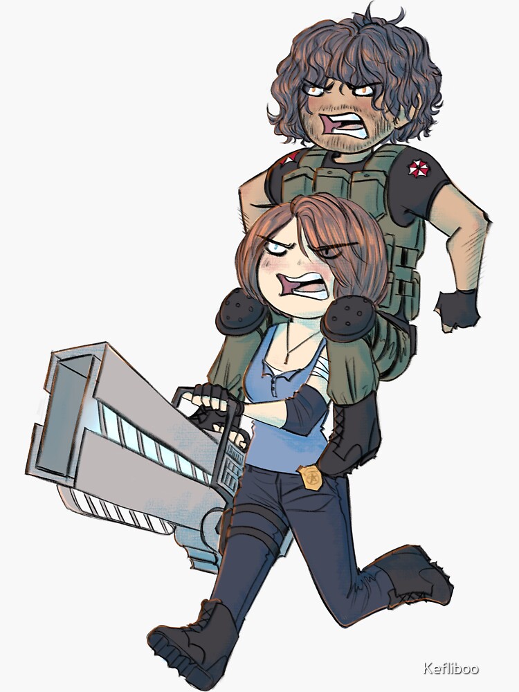 Thumbnail 3 von 3, Sticker, Jill und Carlos designt und verkauft von Kefliboo.