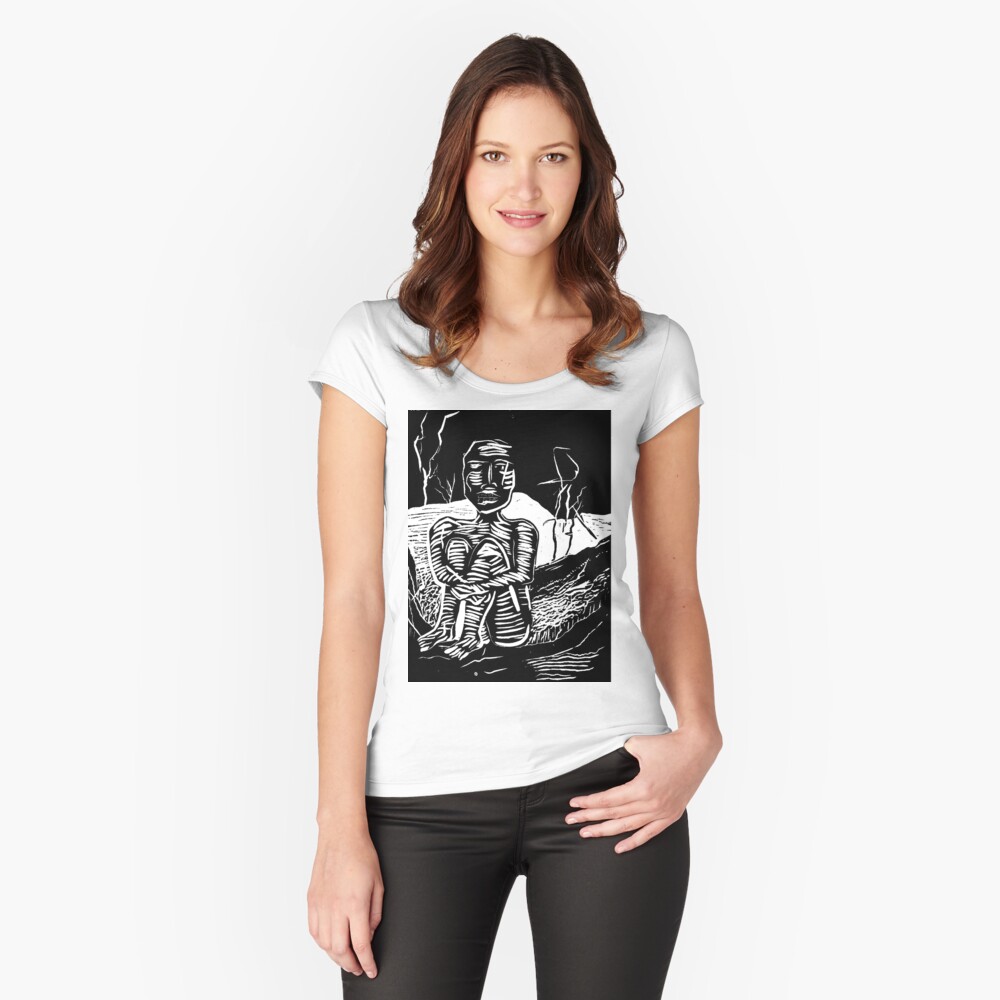 Item preview, Fitted Scoop T-Shirt designed and sold by leonitalee.