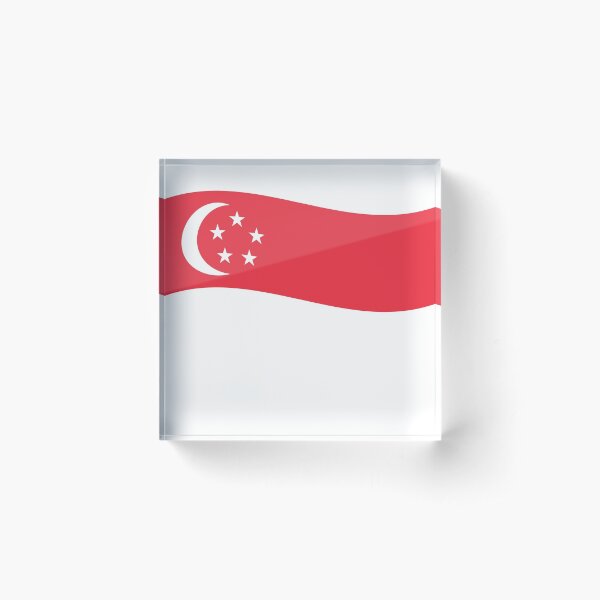 Aperçu de l'œuvre Drapeau Singapour créée et vendue par Jivesas.