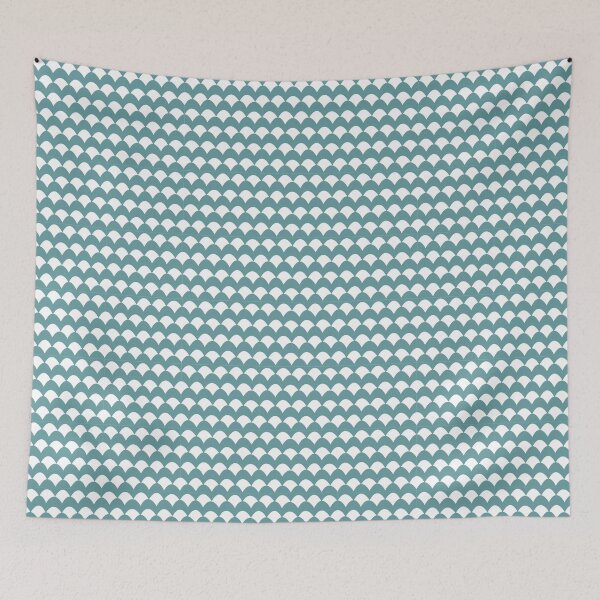Item preview, Ovals - Dusty Turquoise + White designed and sold by NolkDesign.