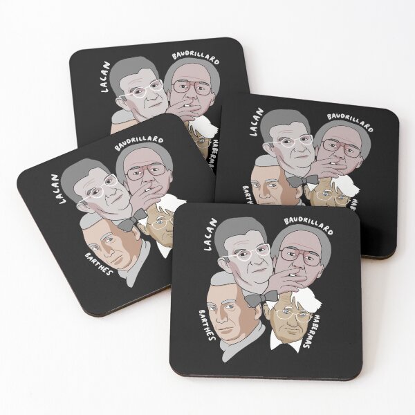 Item preview, Barthes Habermas Baudrillard and Lacan - Philosophy designed and sold by isstgeschichte.