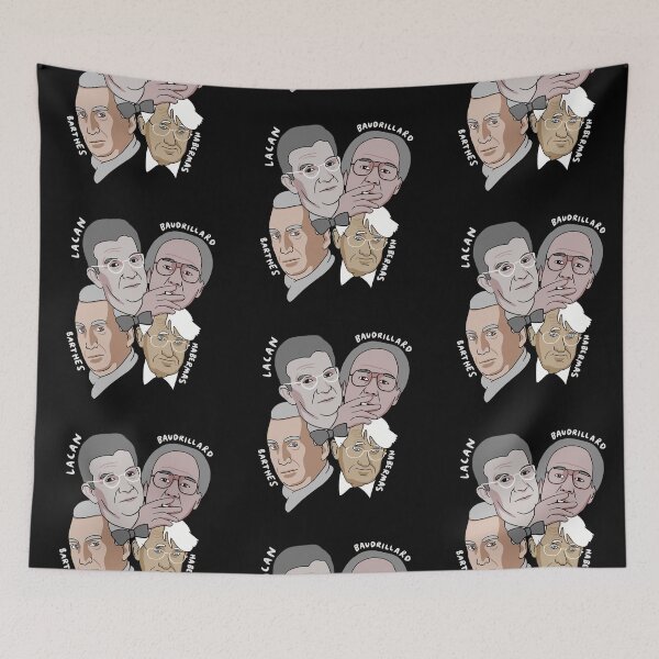 Item preview, Barthes Habermas Baudrillard and Lacan - Philosophy designed and sold by isstgeschichte.
