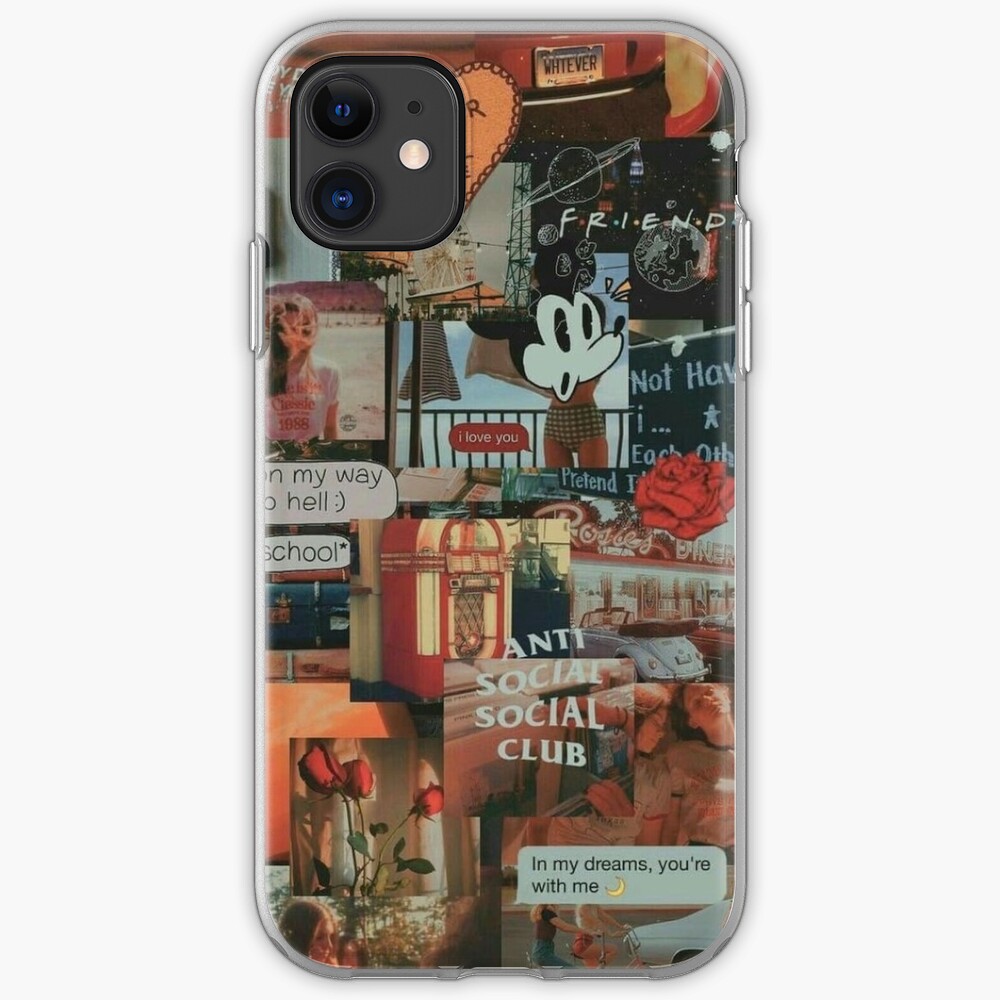 retro 80s aesthetic grunge teen phone case wallet quote