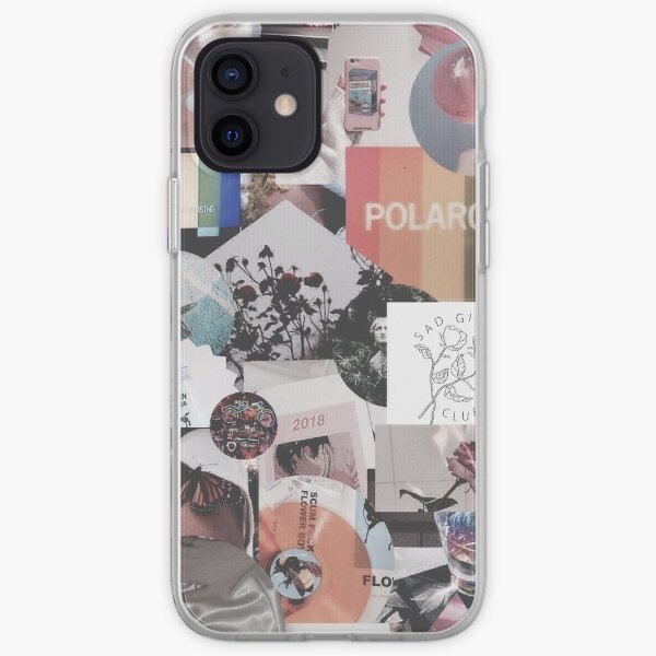 retro estética grunge adolescente caja del teléfono billetera cita tumblr pegatina Funda blanda para iPhone