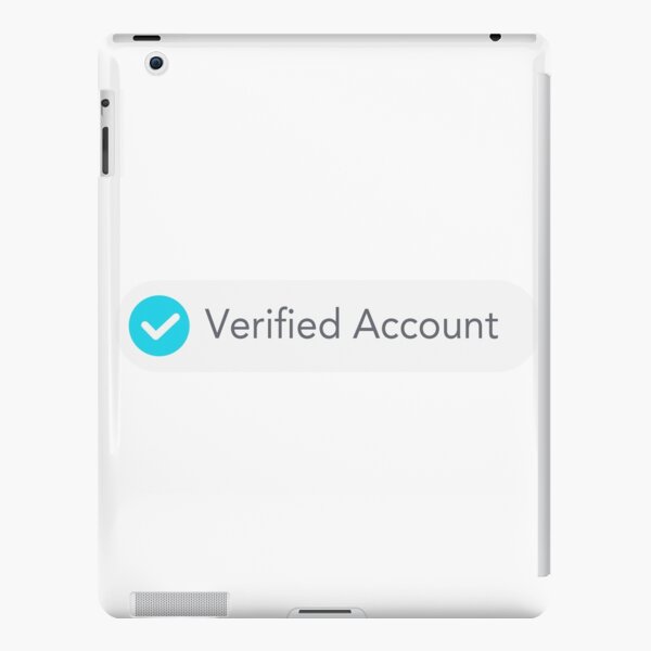 tiktok verified account iPad Case & Skin for Sale by aspolaris17