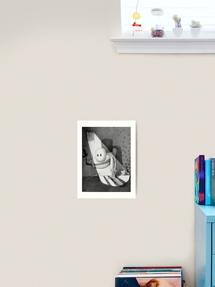 Thumbnail 1 of 3, Art Print, the visitor designed and sold by LouiJover.