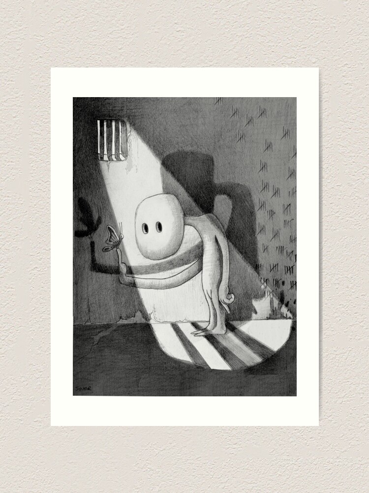 Thumbnail 2 of 3, Art Print, the visitor designed and sold by LouiJover.