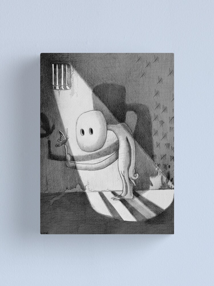 Thumbnail 2 of 3, Canvas Print, the visitor designed and sold by LouiJover.