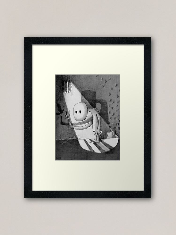 Thumbnail 2 of 7, Framed Art Print, the visitor designed and sold by LouiJover.