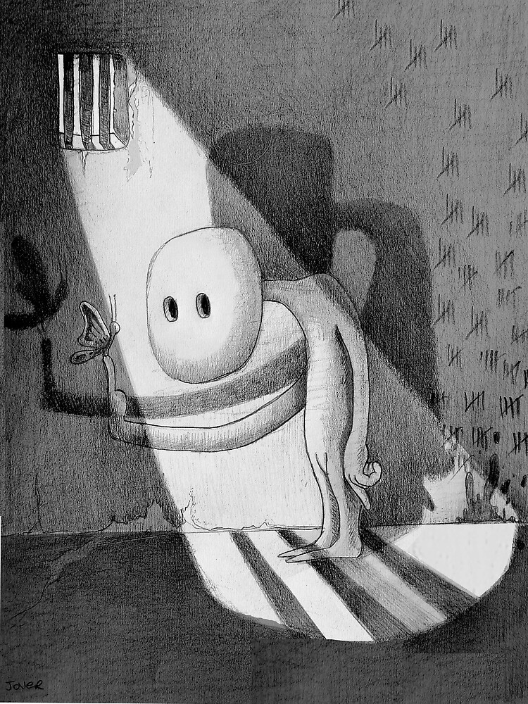 Thumbnail 3 of 3, Canvas Print, the visitor designed and sold by LouiJover.