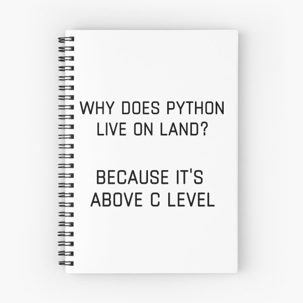 Item preview, Python Above C Level Funny Coding designed and sold by IntegrityDesign.