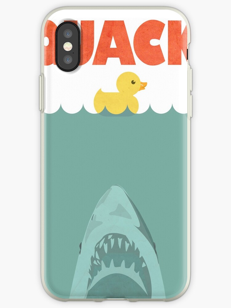 "Jaws Rubber Duck 'Quack' " iPhone Cases & Covers by Creative Spectator