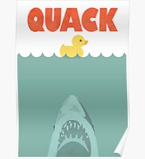 Jaws Gummiente 'Quack' Poster