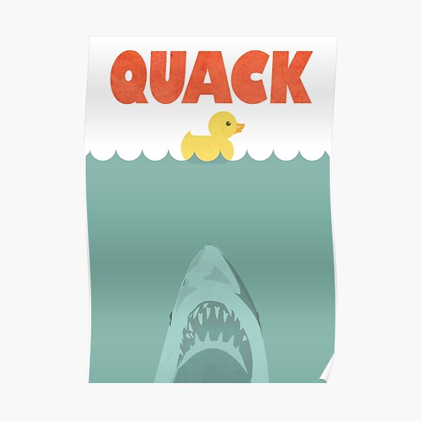 Jaws Rubber Duck 'Quack' Poster
