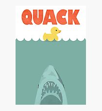 Jaws Rubber Duck 'Quack' Photographic Print