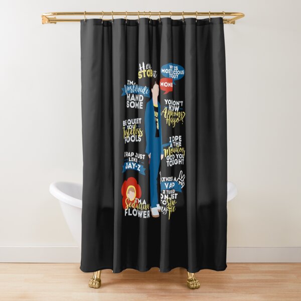 BTS Jin Quotes Shower Curtain