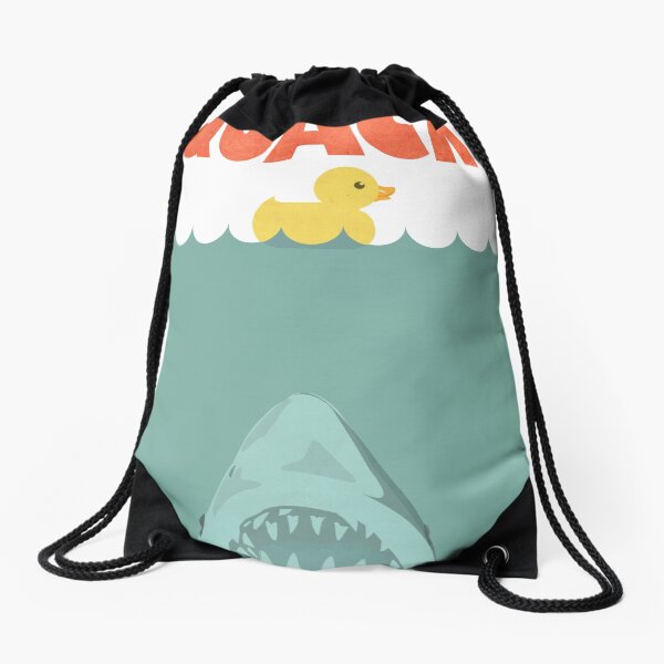 Jaws Rubber Duck 'Quack' Drawstring Bag
