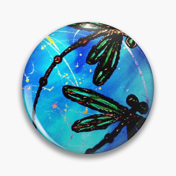 Item preview, Dragonfly Flit "Electric Blue" designed and sold by lyndseyart.