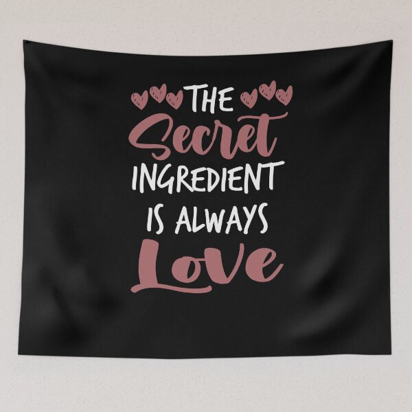Item preview, The Secret Ingredient Is Always Love - Kitchen Wood - Farmhouse Kitchen - Farmhouse -  designed and sold by Noussairox.