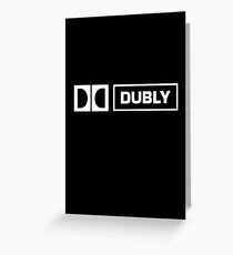 This is Spinal Tap Dolby "Dubly" Greeting Card