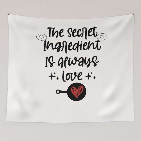 Item preview, The Secret Ingredient Is Always Love - Kitchen Wood - Farmhouse Kitchen - Farmhouse -  designed and sold by Noussairox.