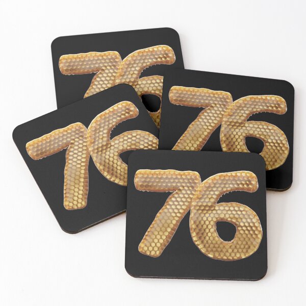 Item preview, 76 Number 3d Honey Numbers Font designed and sold by HelloFromAja.