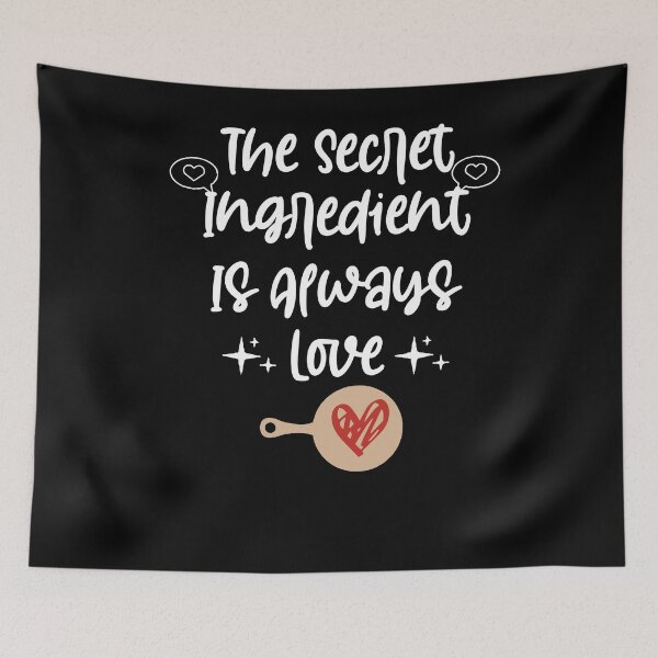 Item preview, The Secret Ingredient Is Always Love - Kitchen Wood - Farmhouse Kitchen - Farmhouse -  designed and sold by Noussairox.