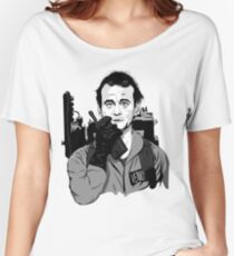 Ghostbusters Peter Venkman Bill Murray illustration Women's Relaxed Fit T-Shirt
