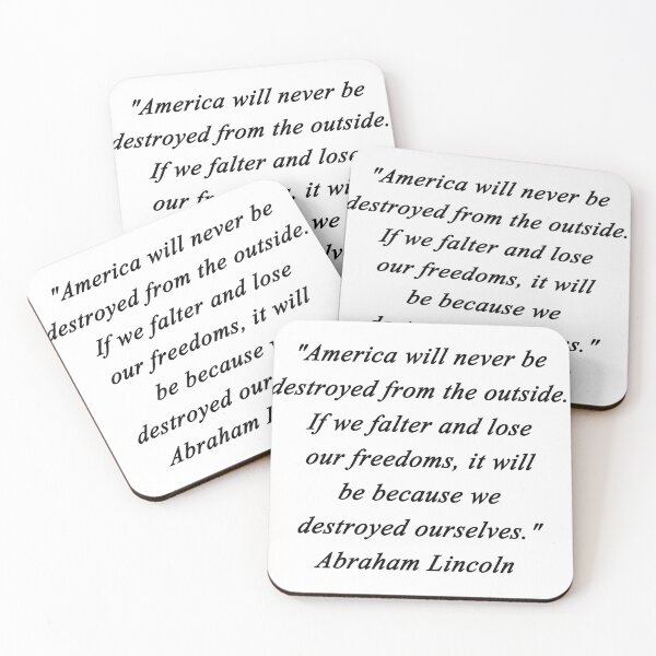 Item preview, Never Destroyed- Abraham Lincoln designed and sold by CrankyOldDude.