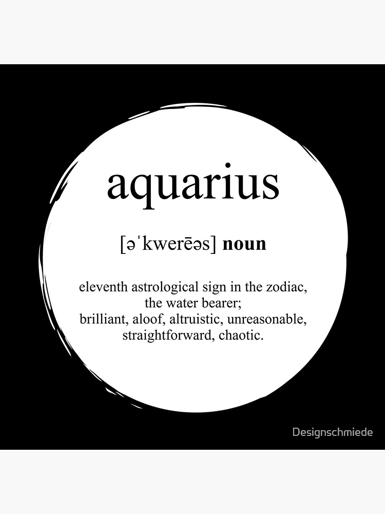 Aquarius Definition Dictionary Collection Tote Bag