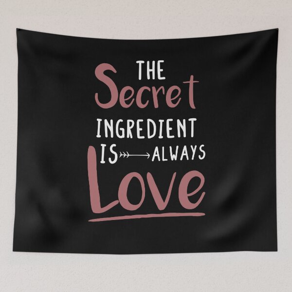 Item preview, The Secret Ingredient Is Always Love - Kitchen Wood - Farmhouse Kitchen - Farmhouse -  designed and sold by Noussairox.