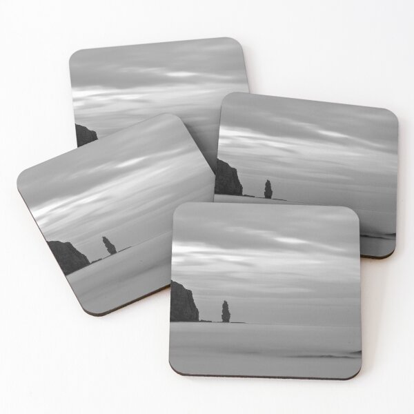 Item preview, Sandwood Bay Sea Stack Black and White designed and sold by derekbeattie.