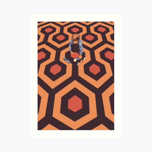 The Shining Screen Print Movie Poster Art Print