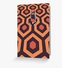 The Shining Screen Print Movie Poster Greeting Card