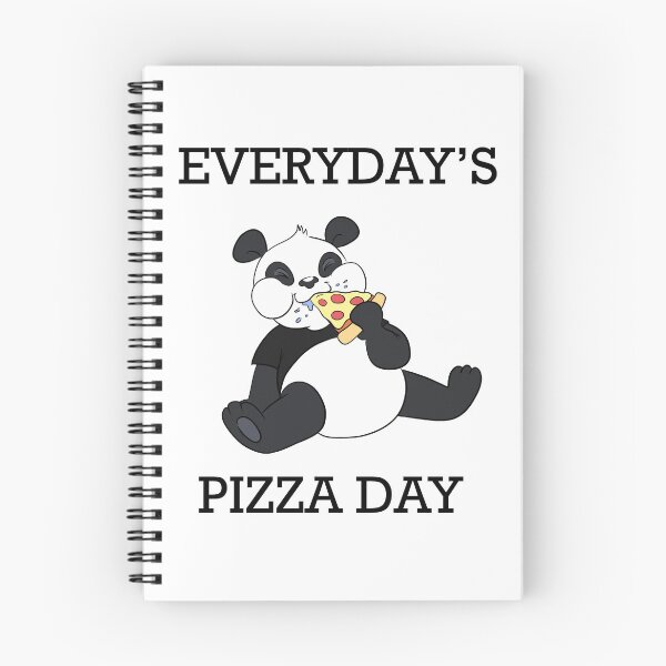 Item preview, Everyday is pizza day - Funny Panda designed and sold by BandOfThePand.