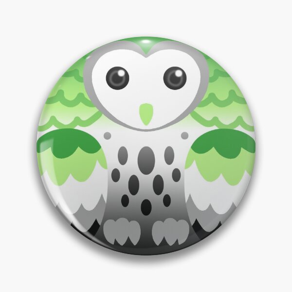 Item preview, Aromantic Pride Owl designed and sold by FurvaNoctua.