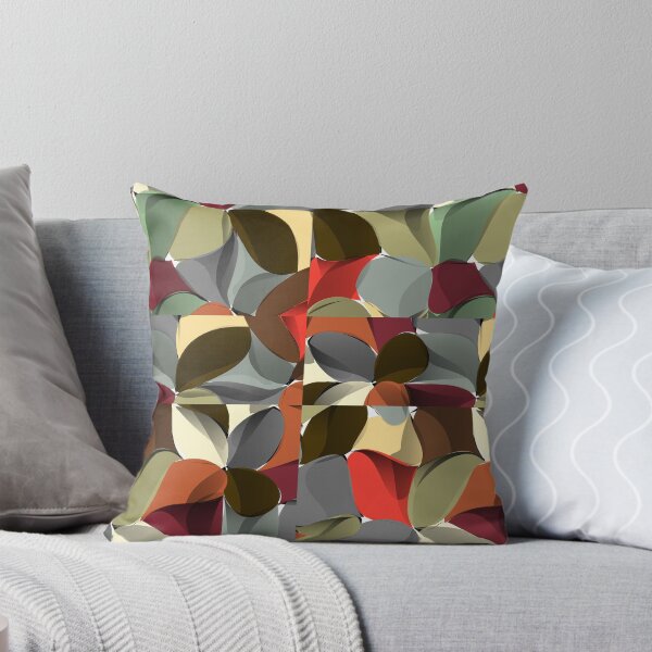 Item preview, COLORFUL OPTICAL ILLUSION, LEAFS ABSTRACT PATTERN designed and sold by corner-shop.