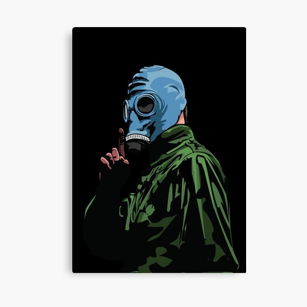 Dead Man's Shoes Comic Style Illustration Canvas Print