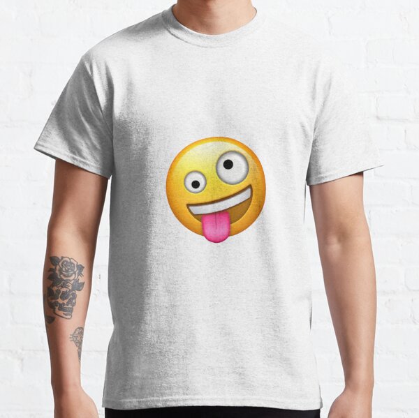 Crazy Face Emoji Clothing Redbubble - emoji gasp roblox