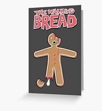 The Walking Dead GingerBread Man Zombies Greeting Card