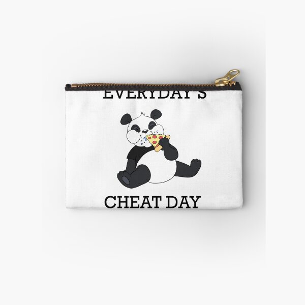 Item preview, Everyday is cheat day - Funny Panda designed and sold by BandOfThePand.